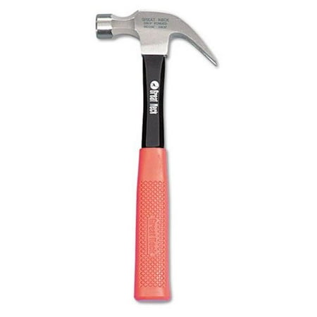 

16oz Claw Hammer w/High-Visibility Orange Fiberglass Handle