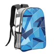 thumbnail image 4 of 16 Inch Transparent Backpack With Lightweight And Durable Design Without Pockets Transparent For Work Business Travel Sports Blue Geometric Lines_4, 4 of 7