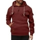 thumbnail image 1 of AUNVITO Women's Solid Color Hooded Sweatshirt Casual Pullover with Drawstring Long Sleeve Comfortable and Trendy, 1 of 4