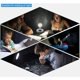 thumbnail image 4 of BR-Vie 3W 12V LED Luz de Lectura para Barco Caravana Autocaravana Coche, con su propio Interruptor, Luz Blanca Cálida, 3000K, 110lm, 60 96mm, Plata esquí esquí Gafas de esquí, 4 of 5