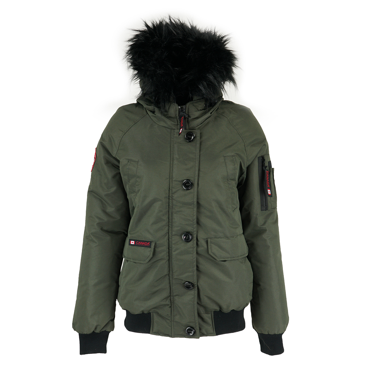 Canada Weather Gear Women's Heavyweight Bomber Jacket