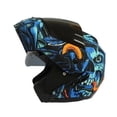 thumbnail image 2 of Casco Para Moto Abatible Kov Stealth Tlatoani Azul Dot Talla XL KOV Stealth Tlatoani, 2 of 3