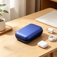 thumbnail image 5 of Yhmxh Hard Drive Carrying Case Storage Organizer Bag, EVA Universal Carry Pouch Electronic Accessories Carrying Case, Portable Shockproof Storage Bag with Mesh Pocket for Earphones, Cables, 5 of 6