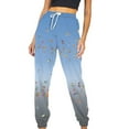 thumbnail image 2 of Puntoco Mujer Moda Casual Estampados Cintura Elástica Pantalones Largos Rectos Pantalones De Chándal Puntoco Puntoco-6734, 2 of 5