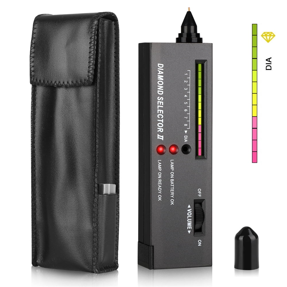 Portable LED Audio Diamond Tester Jewelry Gold/Silver/Diamond Jewelry Gem Gemstone Selector Precision Tool, Moissanite Tester