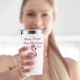 thumbnail image 6 of Flamingo Gifts for Women - Christmas Gifts for Flamingo Lover Birthday,Mothers Day,Valentines Day Gifts for Her 20oz Stainless Steel Flamingo Tumbler Never Forget How Flamazing You Are, 6 of 7