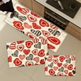 thumbnail image 4 of YIMEIS Valentine's Day hearts Fall Kitchen Rugs, Xmas Holiday Kitchen Mat Decor Home Decorations, Green Christmas Mats for Kitchen Floor - 16''*24'', 4 of 10