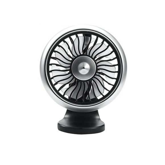 Scienceny Mini ventilador eléctrico de ventilación de aire para coche con luz LED de colores, ventiladores de refrigeración ajustables silenciosos Paneles de instrumentos para automóviles Blanco Scienceny VI015740-02B