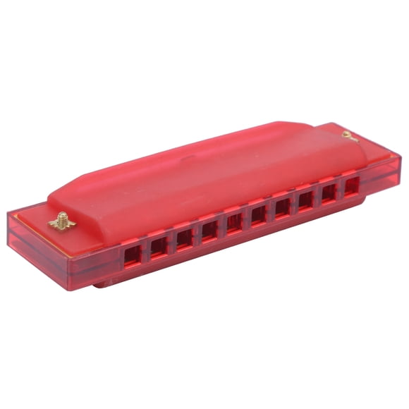 Harmonica, 10 Hole Harmonica Portable Translucent Harmonica Musical Instrument with Storage Box Kids Musical Instrument Toy for Beginners Professional Students