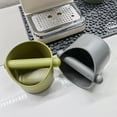 thumbnail image 4 of 1pc Mini Absorbent Espresso Knock Box Household Straight Mouth ABS Plastic Coffee Knocking Slag Bucket (Brown), 4 of 7