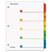 OneStep Printable Table of Contents and Dividers 8-Tab, 1 to 8, 11 x 8. ...