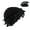 Black, variant on Y Satin Lined Turban Headwrap for Men, Hair Accessories for Men