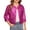 Hot Pink, variant on Boys Girls Stage Jacket Sequin Cheerleading Cardigan Long Sleeve Open Front Short Coats Toddler Kids Casual Dance Outer Top