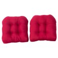 thumbnail image 4 of Minkissy 2Pack Seat Pad Cushions Red Polyester Courtyards, 4 of 8