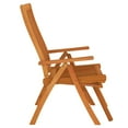 thumbnail image 5 of vidaXL Folding Patio Chairs with Footrests 2 pcs Solid Wood Eucalyptus, 5 of 11