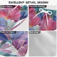 thumbnail image 4 of Elegant Fan Pattern with Pastel Color Swim Trunks Board Shorts Beach Pants Bathing Bottoms 5T, 4 of 8