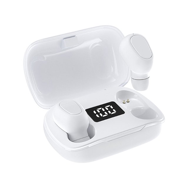 Auriculares intrauditivos Bluetooth con pantalla digital L21 Auriculares estéreo universales binaurales 5.0