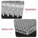 thumbnail image 2 of 16 protectores de alfombra cuadrados: almohadillas antideslizantes transparentes con púas para muebles, protectores de suelo transparentes para mesas y sillas con púas., 2 of 8