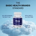 thumbnail image 3 of Basic Health Brands Natural Sleep Aid Tablet Melatonin 3 mg, 60 Tablets, 3 of 5