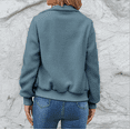 thumbnail image 4 of Puntoco moda mujer cálido Faux Coat Cardigan invierno sólido manga larga prendas de vestir exteriores liquidación Puntoco Puntoco-828, 4 of 5
