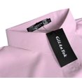 thumbnail image 3 of Camisa GliantOk para mujer, manga larga, con botones, chifón, rosa, 3 of 6
