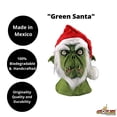 thumbnail image 2 of Masque en Latex Santa Vert, 2 of 5