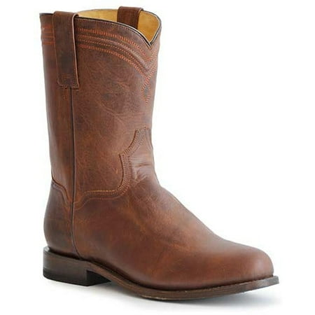 

Men s Roper Roderick Leather Boots Handcrafted Brown