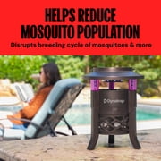 Dynatrap Outdoor Bug Trap 1/4 Acre UV LED Light Mosquito, Fly, Gnat, Moth, Wasp Trap, Chemical-Free Bug Zapper Alternative, Rechargeable and Portable Flying Insect Catcher with Cordless Capability