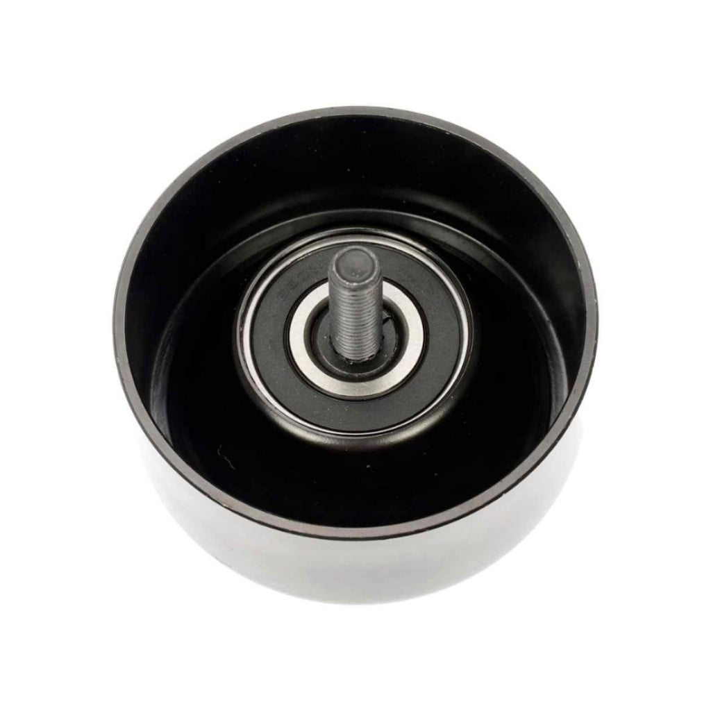 KarParts360 For Ford F-650/F-750 2016 2017 2018 2019 Engine Idler Pulley | Aluminum Material | Hex Bolt Head | Black | 3 Millimeters Material Thickness | 3 Millimeters Material Thickness | CC3Z8678A