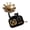 Black, variant on Oasiva Elegant Nostalgic Mini Gramophone Music Box Hand Operated Phonograph Ornament Decorative Accent Gift For Enthusiasts