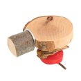 thumbnail image 2 of Bird Cage Perch Platform, Safe Round Wooden Stand Platform Edible Coloring Natural  For Birds S, 2 of 8