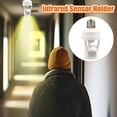 thumbnail image 6 of Kaigelin Motion Sensor Bulb Holder Screw-in Bulb Adapter Motion Light Bulb Holder Auto Light Control Adapter For Garage Basement Porch applied, 6 of 9