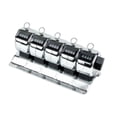 thumbnail image 2 of yuksok Desktop Tally Counter with Base Mount Manual Handheld Multiple Units Mechanical Counter for People Inventory 5 Unit, 2 of 9