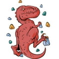 thumbnail image 2 of CafePress - Trex Indoor Rock Climbing - Unique Fabric Shower Curtain 70" x 72", 2 of 3