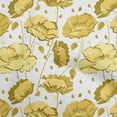 thumbnail image 1 of oneOone Rayon Gamboge Yellow Fabric Floral Sewing Craft Projects Fabric Prints By Yard 56 Inch Wide, 1 of 4