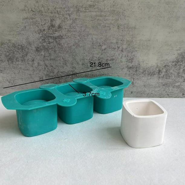 Moldes de silicona para maceta de hormigón, moldes de cemento, molde para maceta de plantas suculentas, moldes para macetas de hormigón, yeso de aromaterapia Diy Tan Jianjun unisex