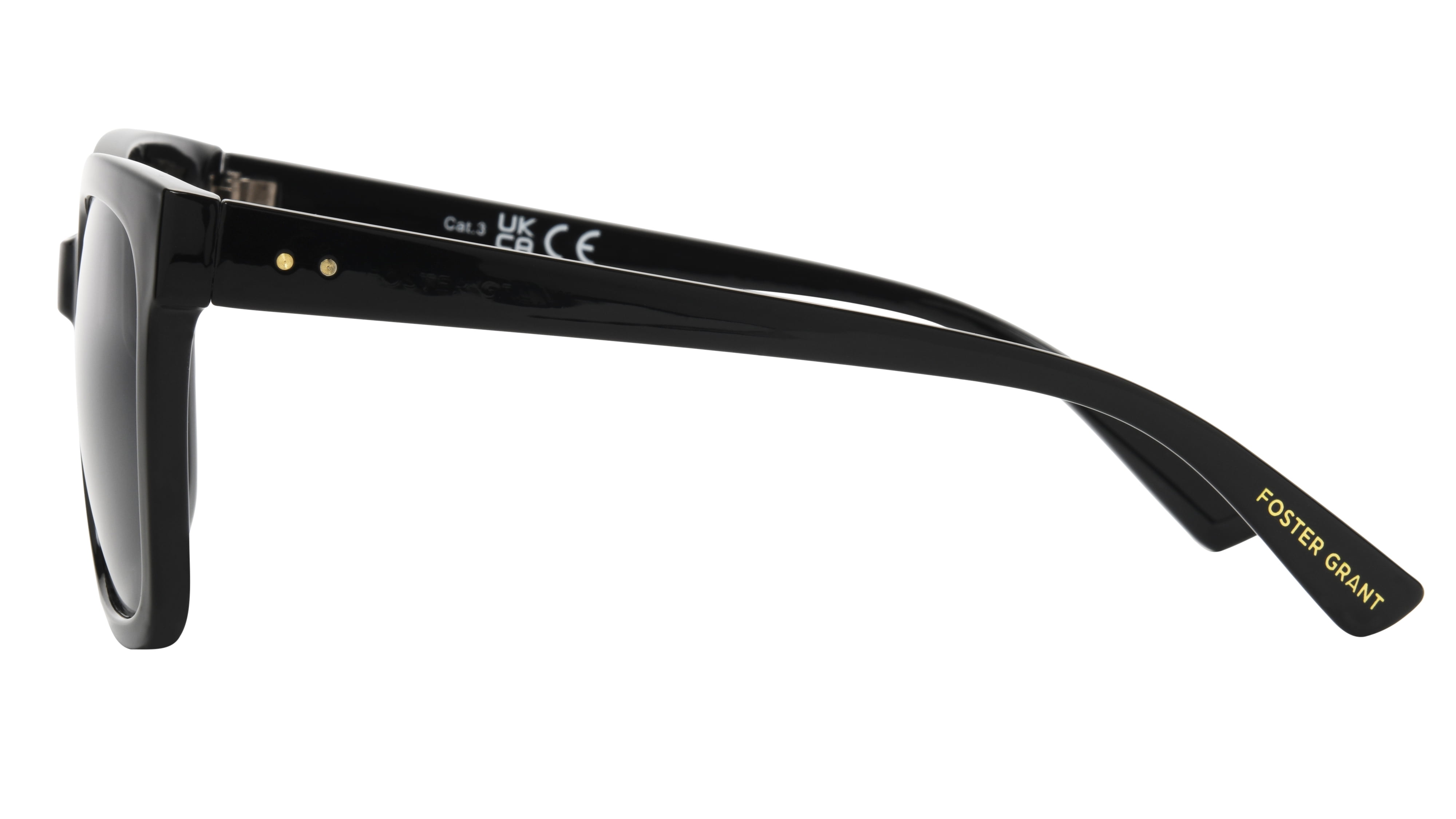 Foster Grant Women's Oversized Fashion Sunglasses Black