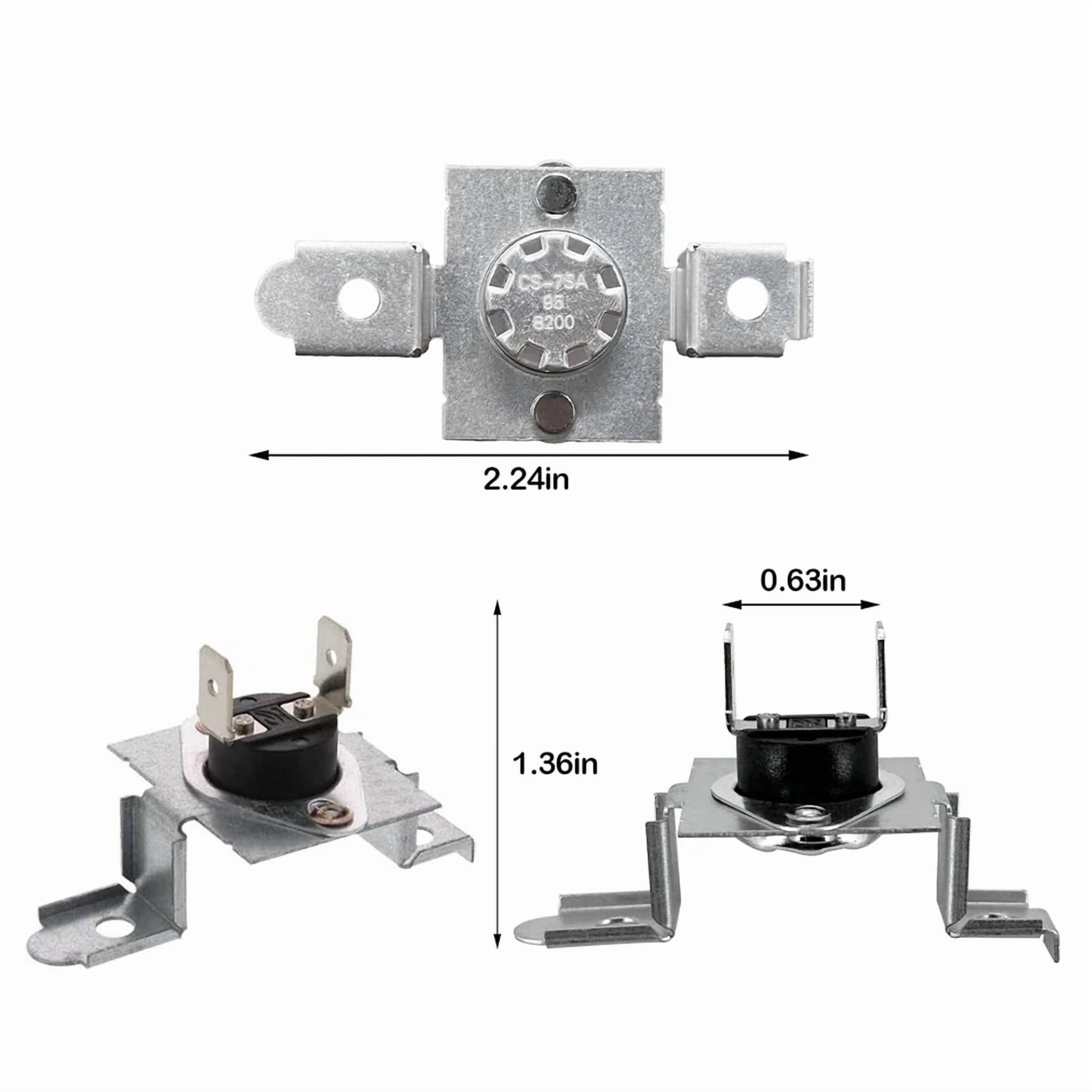 CIRCLE- Replacement Agm30045804 For Lg Dryer Thermostat Thermistor Kit Agm75510744