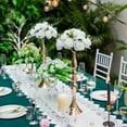 thumbnail image 2 of 2 jarrones de metal para centros de mesa de boda, decoración de mesa, arreglo de flores artificiales, juego de portavelas de pilar para boda, fiesta, centro de mesa, decoración del hogar Ormromra LHH-0720, 2 of 5