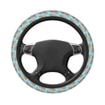 thumbnail image 3 of Daiia Turtles And Corals Steering Wheel Cover Auto Steering Wheel Covers Breathable Anti-Slip Steering Wheels Car Interior Decor Accessories for Men Women Universal 15 Inch, 3 of 8