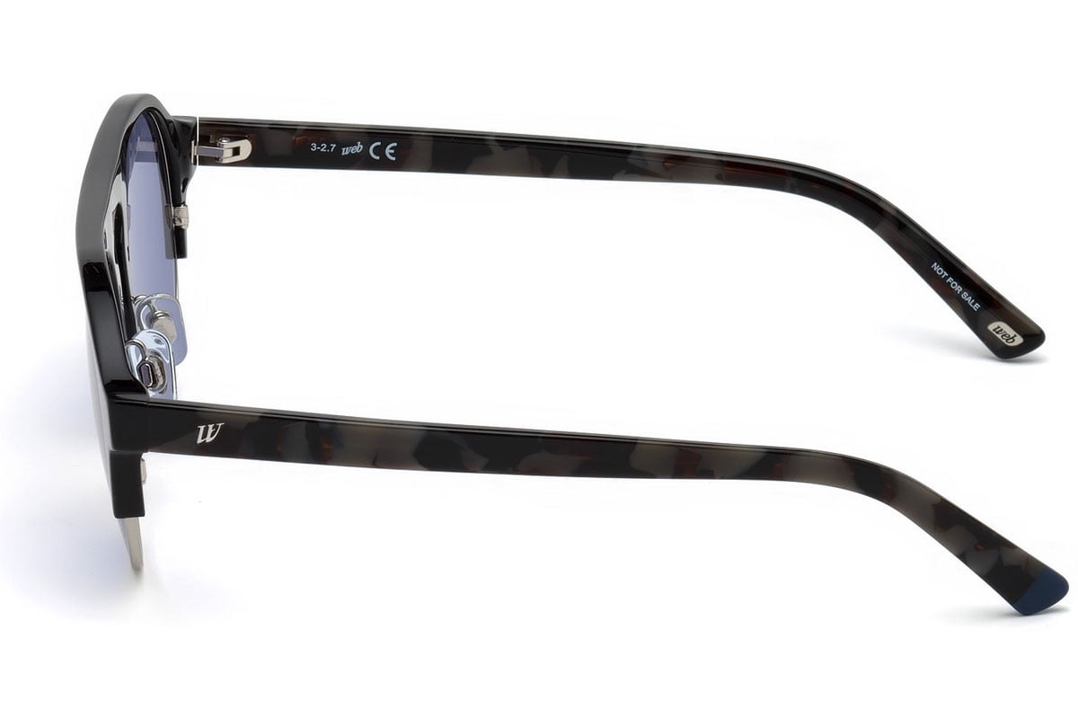 SUNGLASSES - POLARIZED FASHION SUN GLASSES WEB EYEWEAR BLACK MEN WE0224 05V