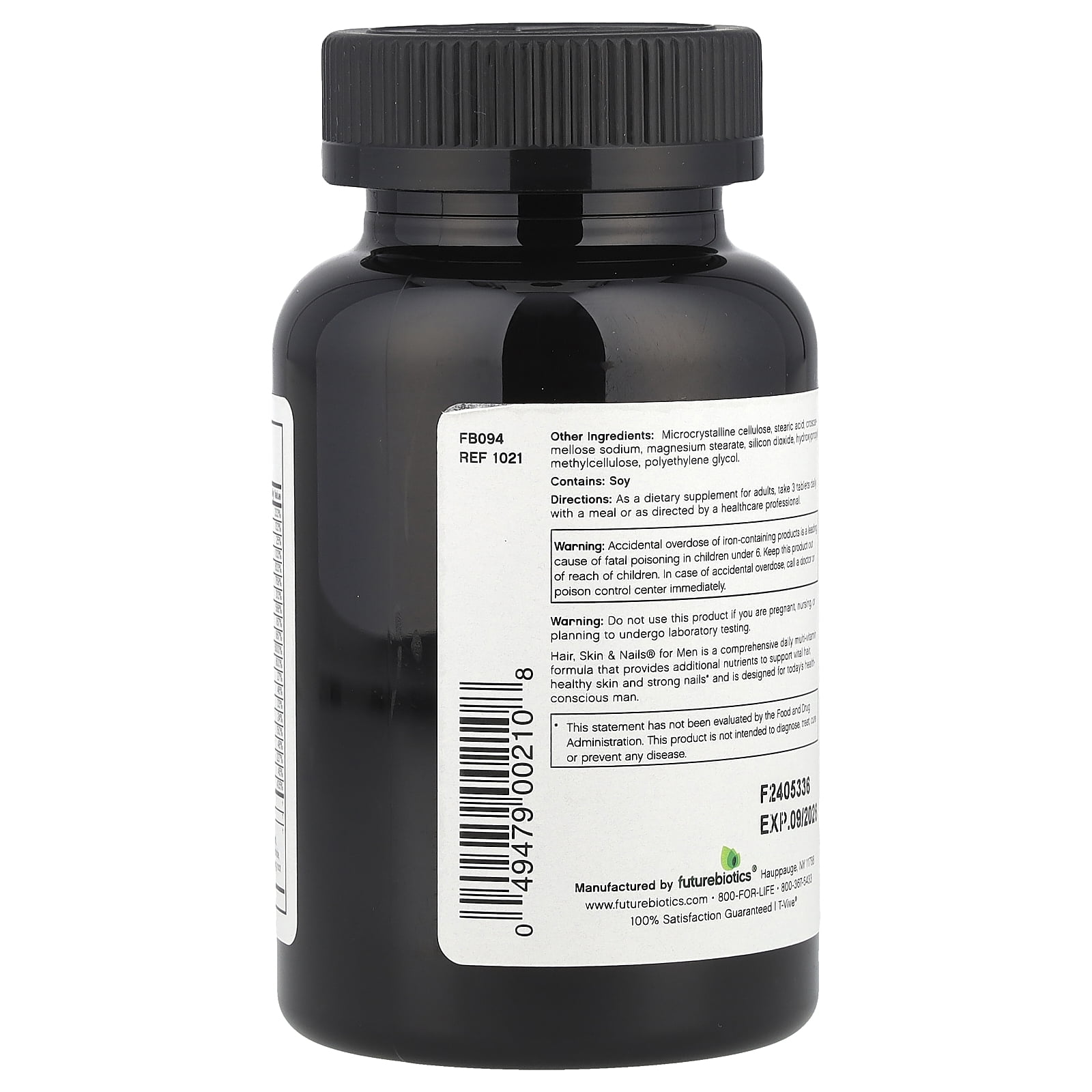 Futurebiotics Hair, Skin, & Nails Nutrition for Men, 135  Tablets