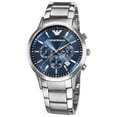 thumbnail image 2 of Emporio Armani Men's 'Classic' AR2448 Chronograph Silver Stainless Steel Watch, 2 of 4