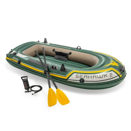 Intex - Seahawk 2 Inflatable Boat - Green