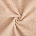 thumbnail image 6 of BRILHAMEZ Modern Oversized 360° Swivel Accent Chair, Lambswool Fabric Round Cuddle Chair Single Sofa Lounge Chair for Living Room, Brown, 6 of 8