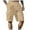 Khaki, variant on Youmylove Stylish Mens Shorts Men Spring Summer Pant Casual Solid Color Painting Loose Plus Size Trouser Fashion Beach Pockets Short Comfy Beach Sweat Shorts