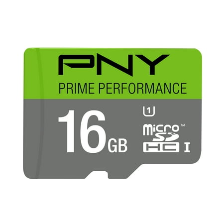 PNY 16GB Prime microSD Memory Card (Best Sd Card For Tablet)