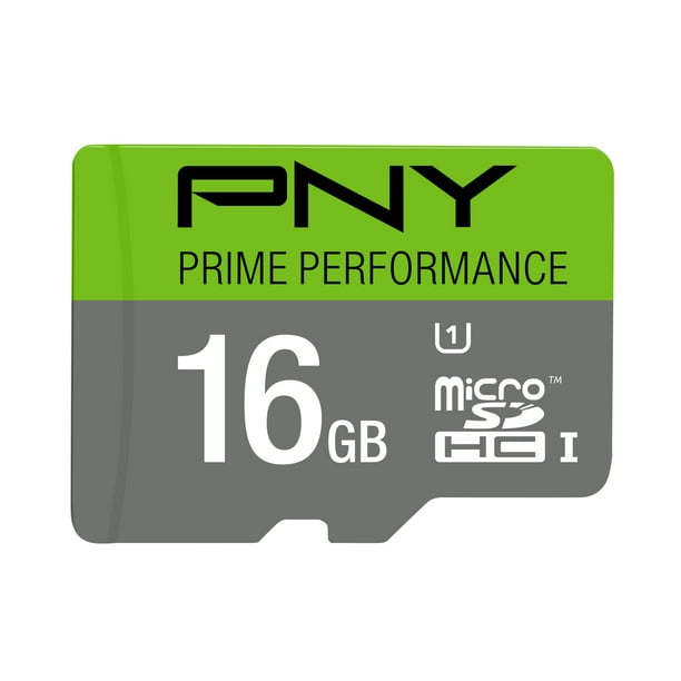 Pny 16gb Prime Microsd Memory Card Walmart Com Walmart Com