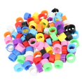 thumbnail image 1 of 150pcs 8mm Pigeon Identification Rings with Opening Design for Pigeon Footwear, 1 of 3