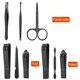 thumbnail image 2 of Juego de manicura para hombres, herramientas de cuidado personal, accesorios, cortaúñas para dedos y pies, kit profesional de manicura y pedicura con estuche de viaje, kit de cuidado de uñas, regalo p, 2 of 5